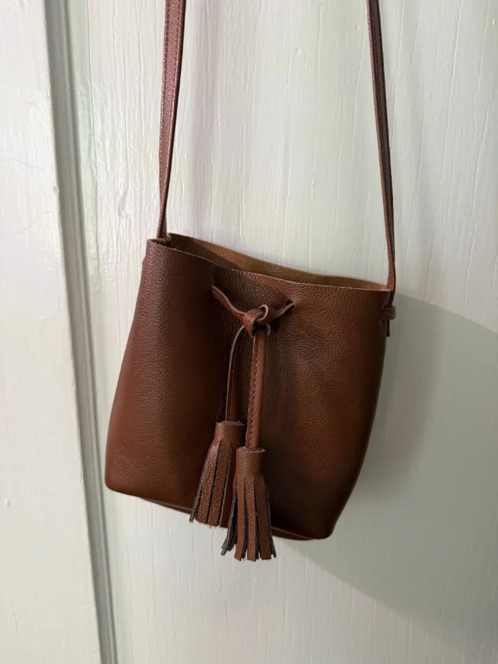 Shaffer LA Greta Drawstring Bucket Bag